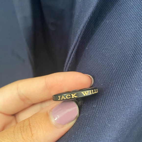 Jack Wills - navy blazer size 4 - Picture 4 of 5